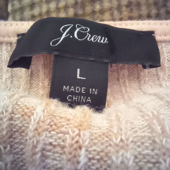 J.Crew Puff Sleeve V-neck Top-Size XS-Pink Heather-Ribbed-Long Sleeve-Soft - Picture 6 of 8